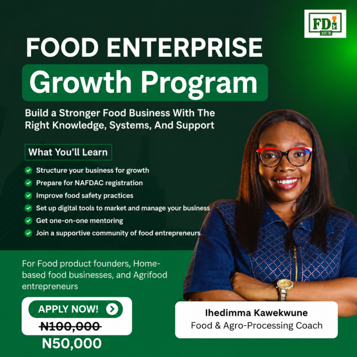 Food Enterprise Growth Program Flyer