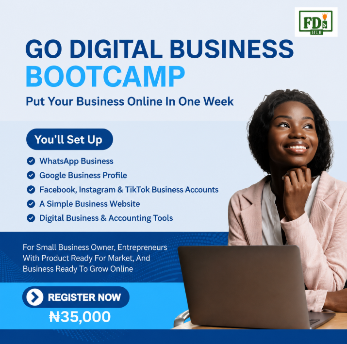 Go Digital Bootcamp Flyer